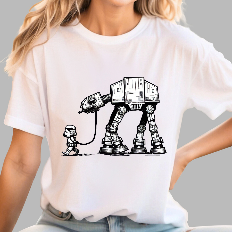 Empire Robot Dog-Planet Battles  T-Shirt