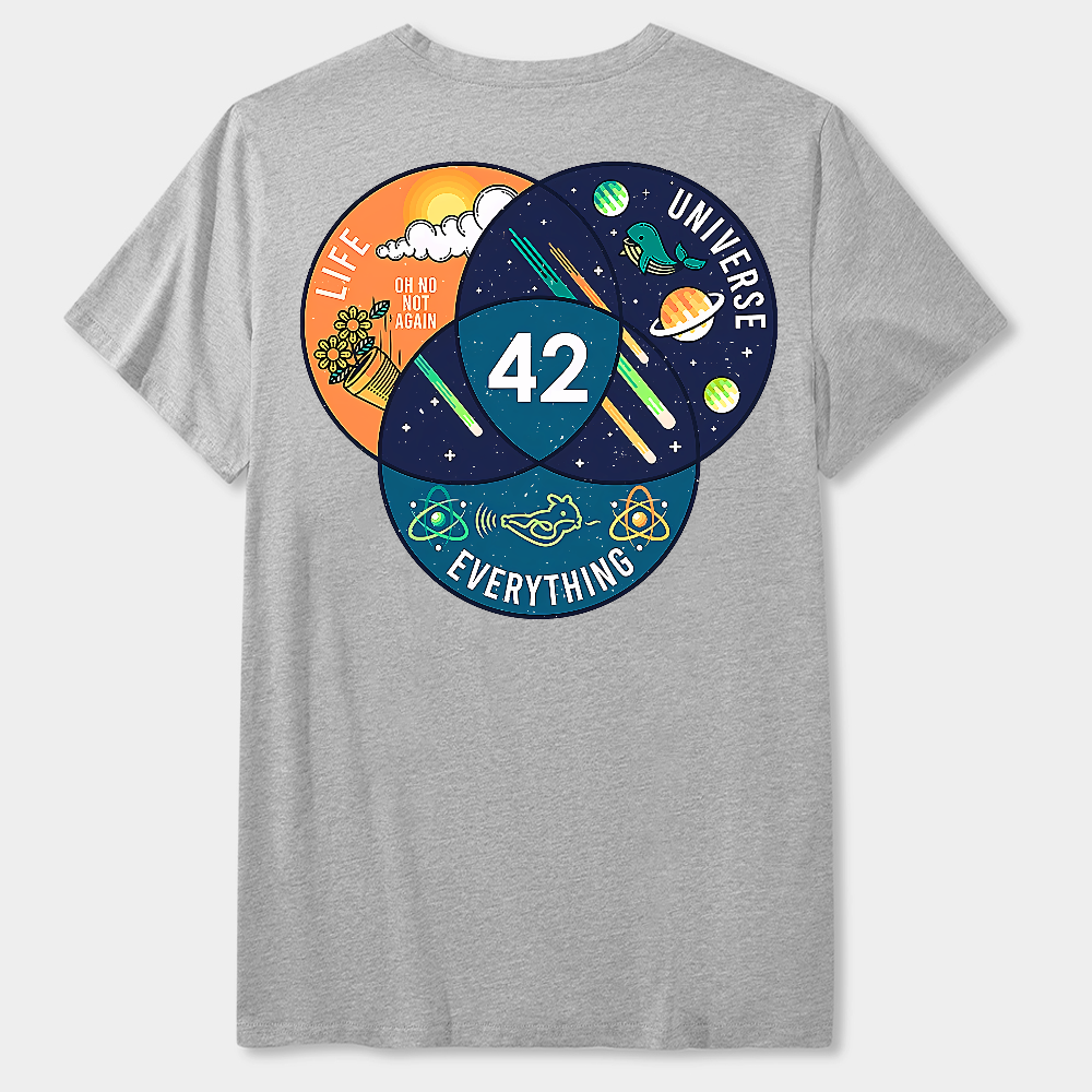 42 Answer to Life Universe and Everything Essential  T-Shirt