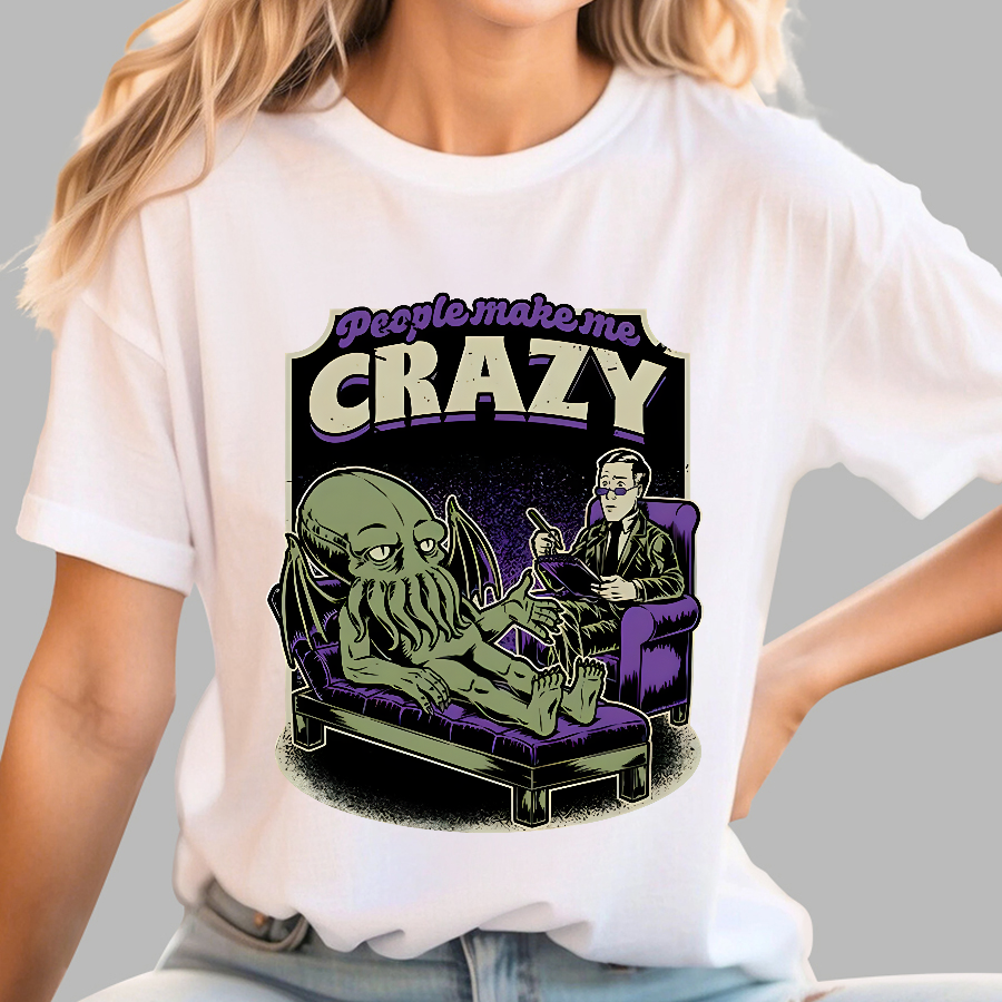 Lovecraft Cthulhu Therapy  T-Shirt