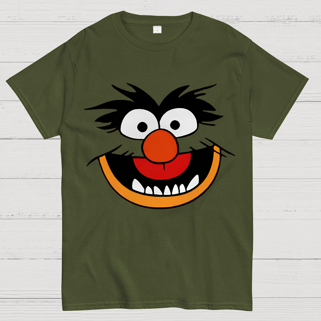 Retro Pop Culture Muppets Face  T-Shirt
