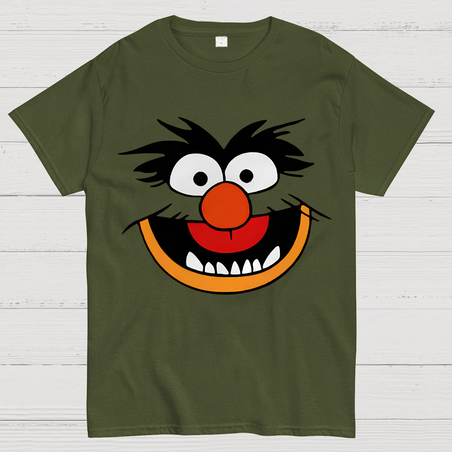 Retro Pop Culture Muppets Face  T-Shirt