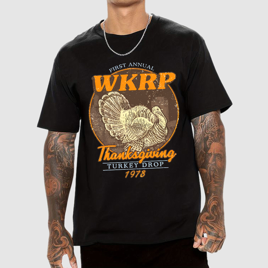 WKRP Turkey Drop 1978  T-Shirt