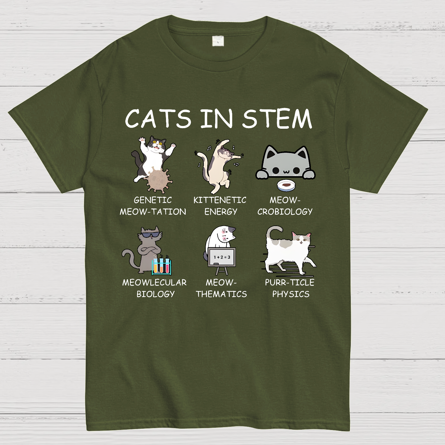 Cats in STEM  T-Shirt