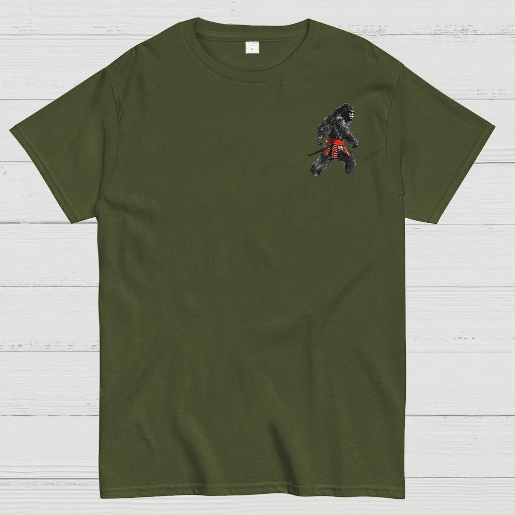 Funny Samurai Ukiyo-e Vintage Graphic  T-Shirt