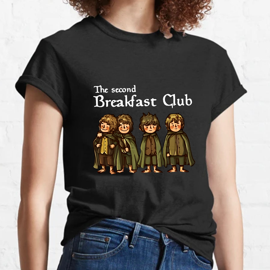 The Lord Of The Ring The Second Breakfast Club Nerdy T-Shirt