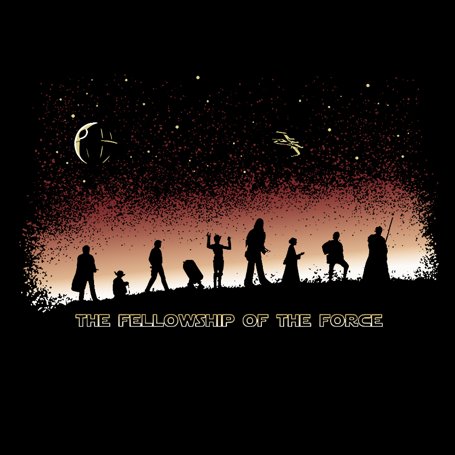 The Fellowship of the Force  T-Shirt