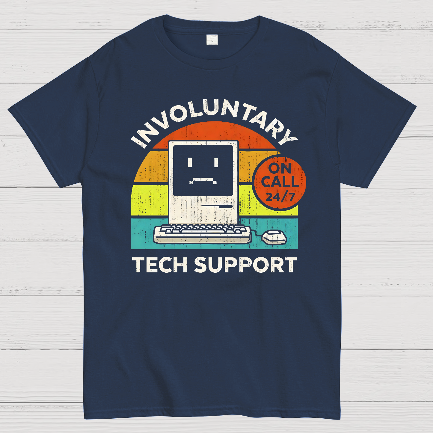 Involuntary Tech Support On Call All The Time  T-Shirt