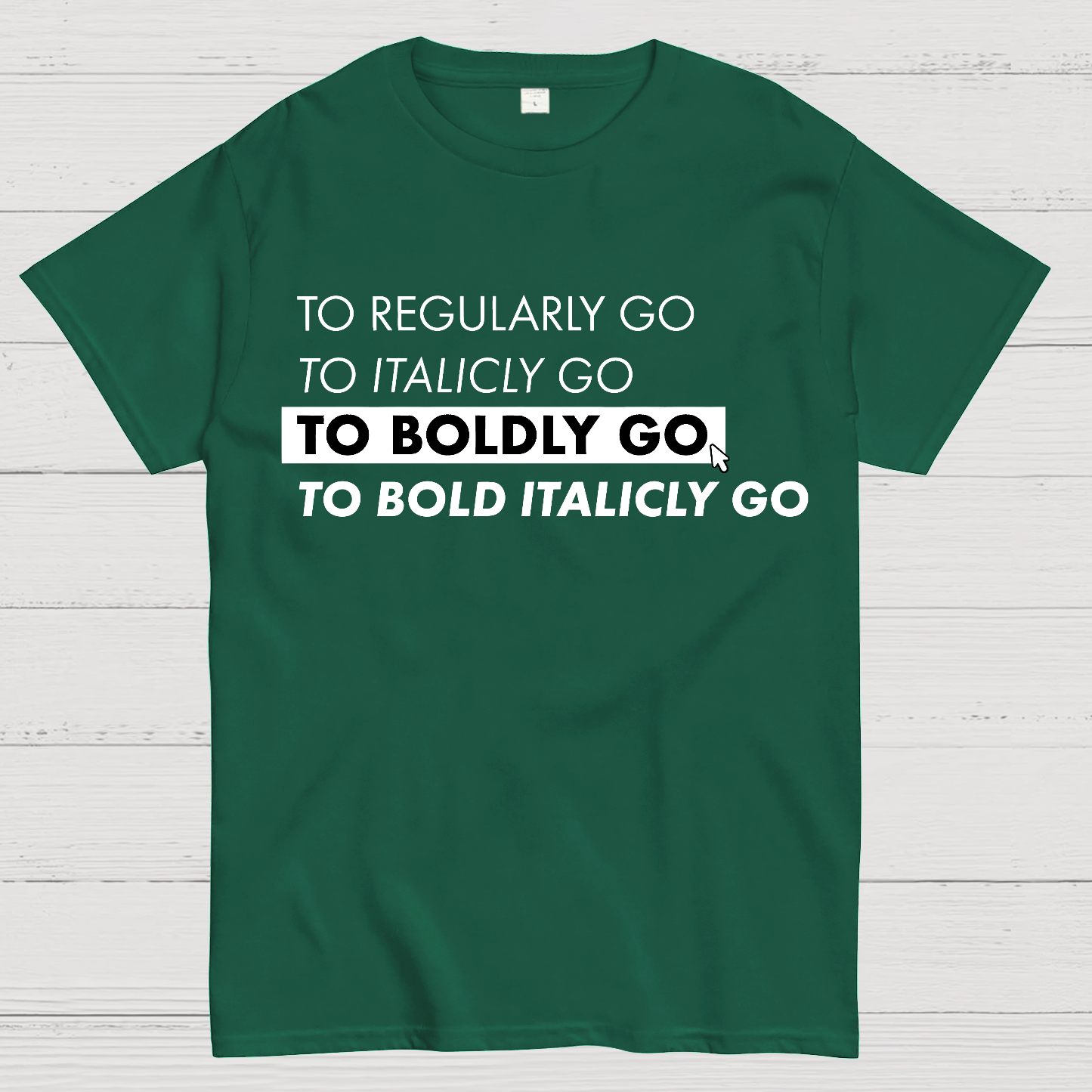 Font Trek  T-Shirt