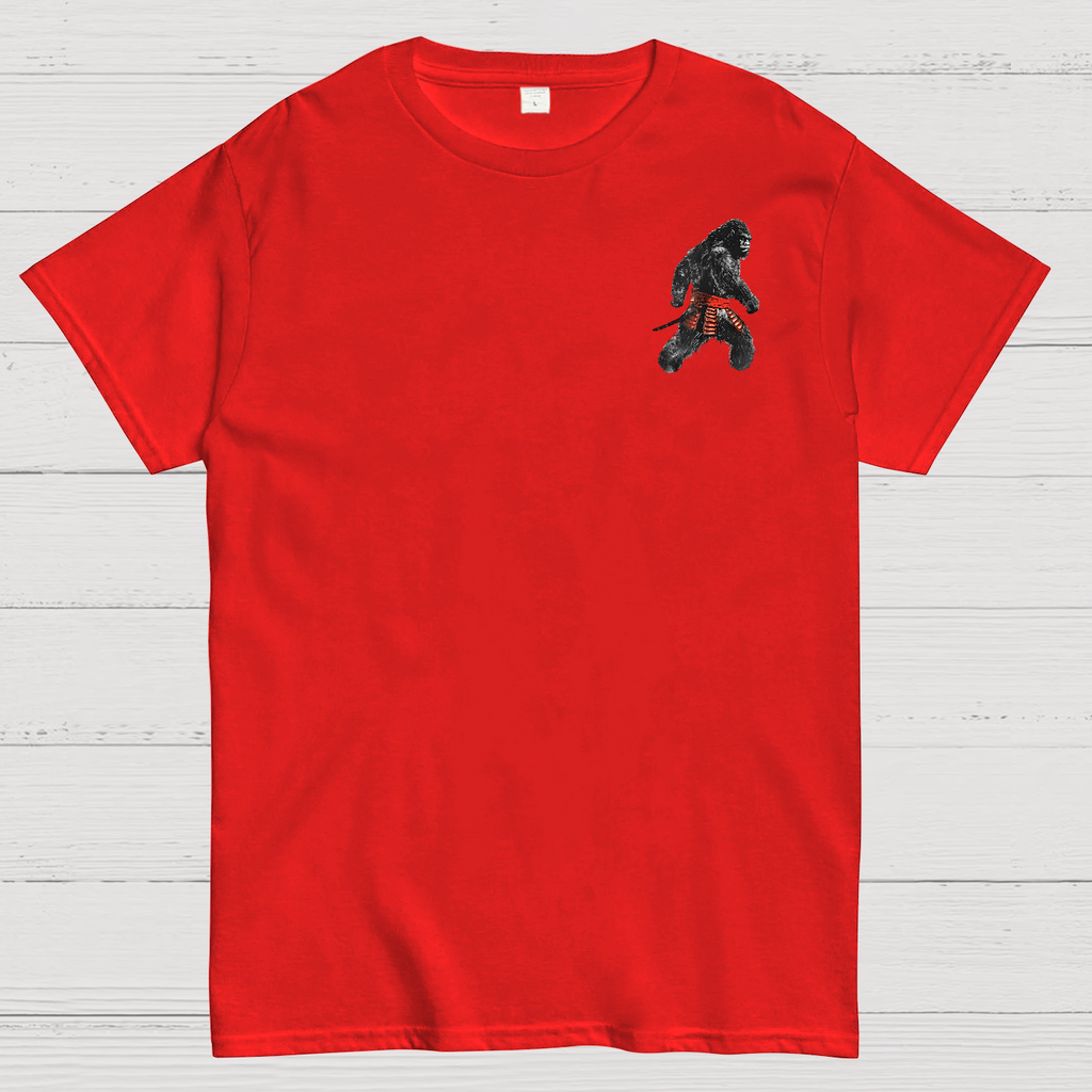 Funny Samurai Ukiyo-e Vintage Graphic  T-Shirt