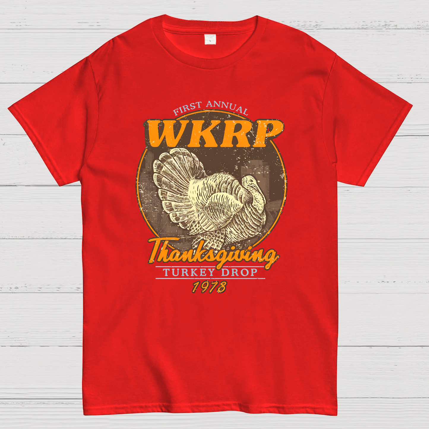 WKRP Turkey Drop 1978  T-Shirt
