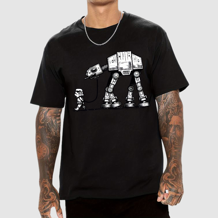 Empire Robot Dog-Planet Battles  T-Shirt