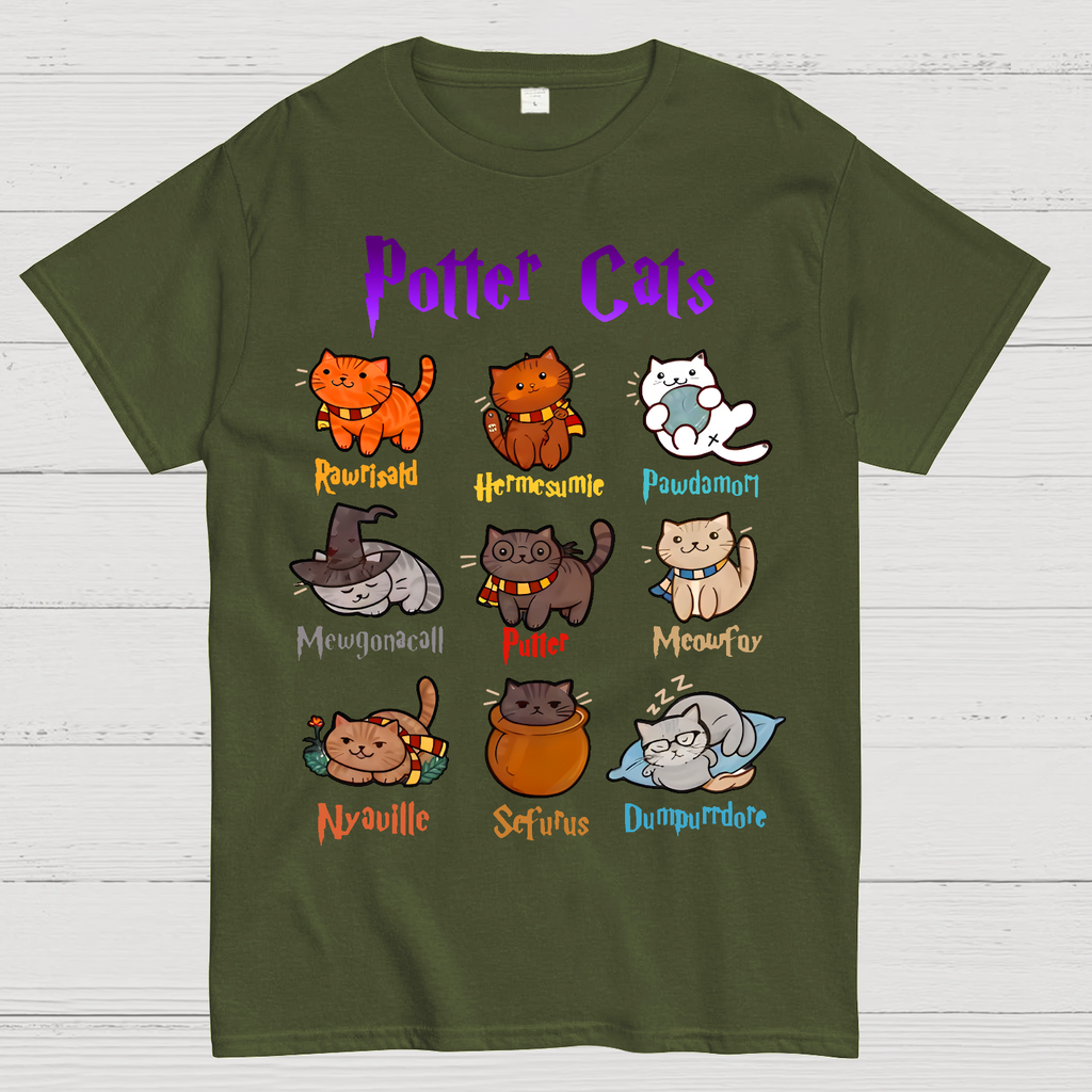 Potter Cats  T-Shirt