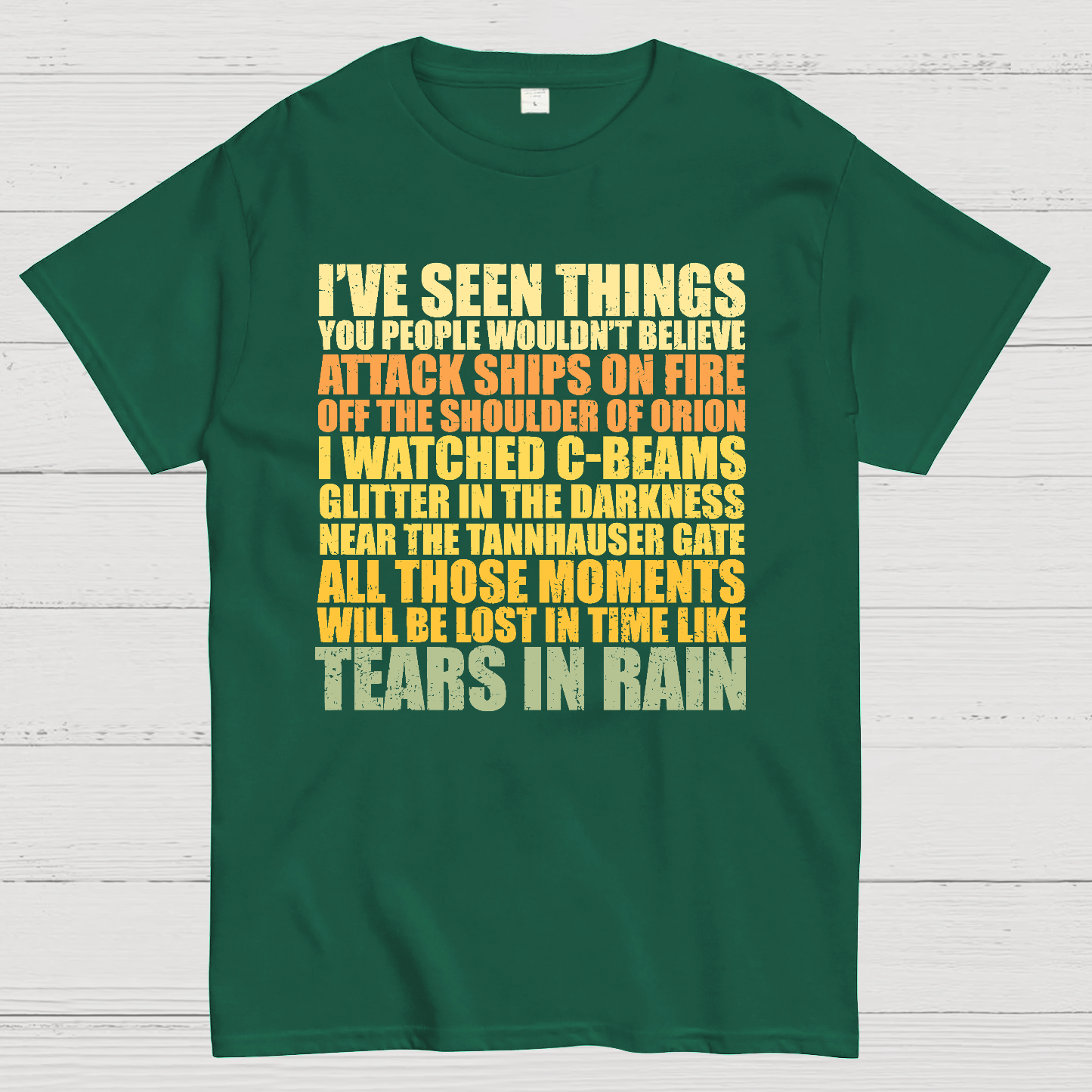 Tears In Rain  T-Shirt