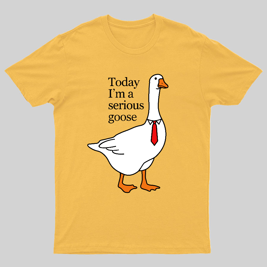 Today I'm A Serious Goose y T-Shirt