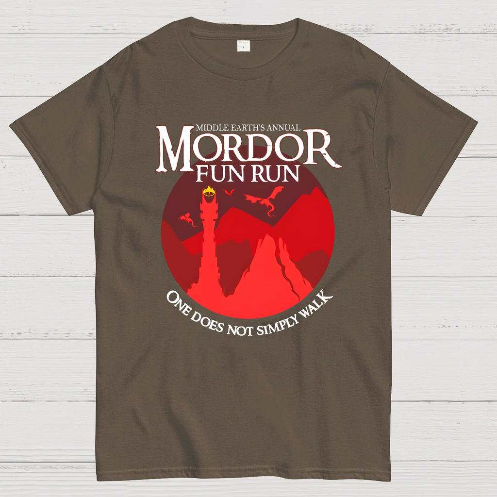 Middle Earth’S Mordor Fun Run One Does Not Simply Walk  T-Shirt