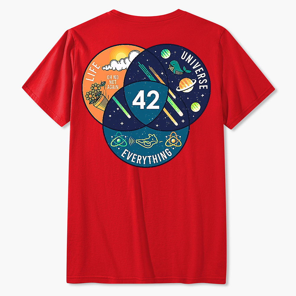 42 Answer to Life Universe and Everything Essential  T-Shirt