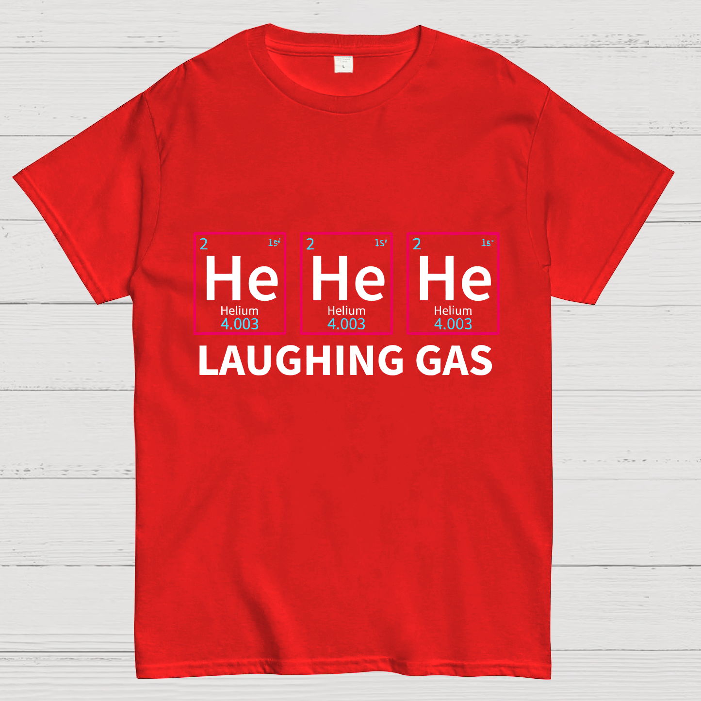 Laughing Gas Periodic Table of Elements y T-Shirt