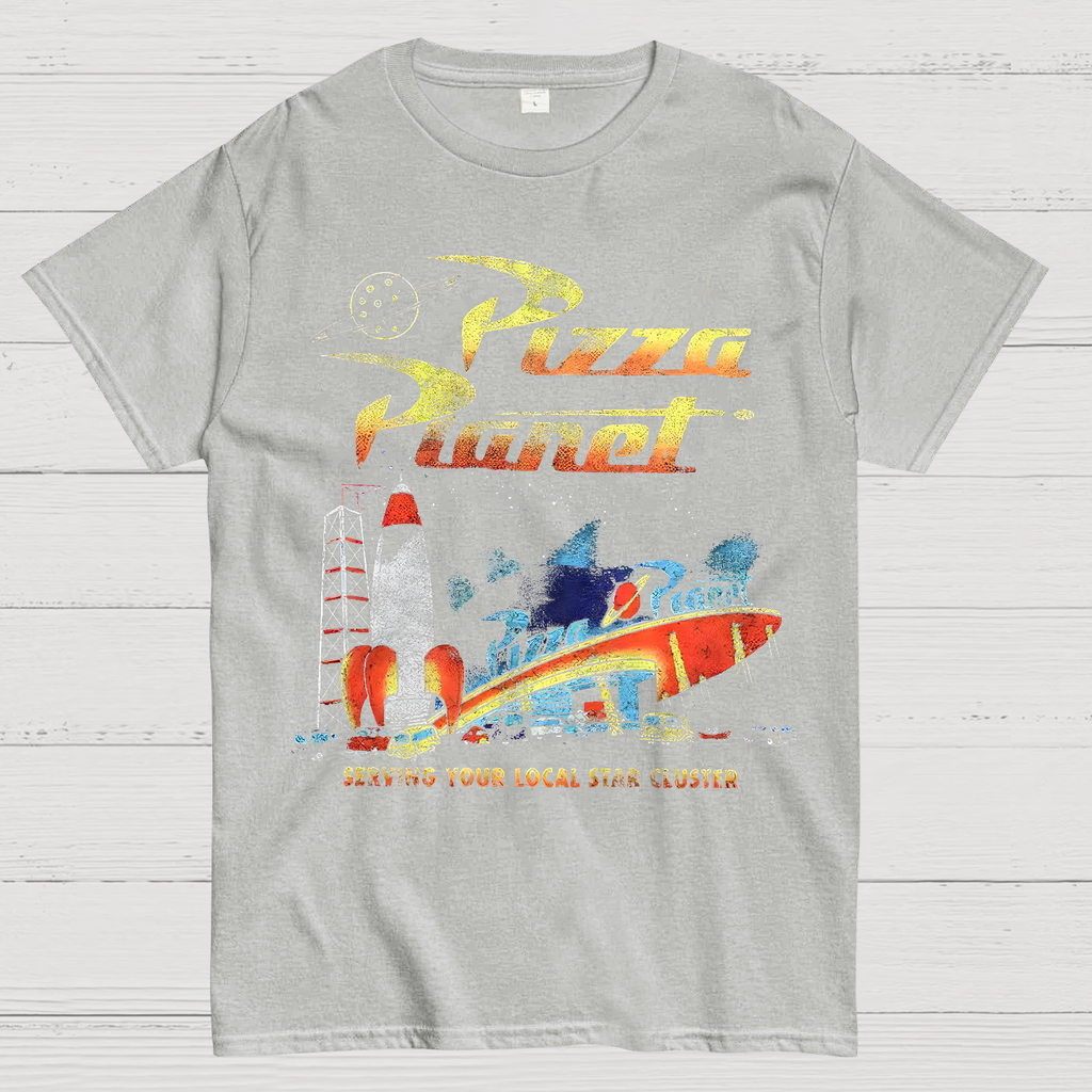Retro Toy Story Pizza Planet Serving Your Local Star  T-Shirt