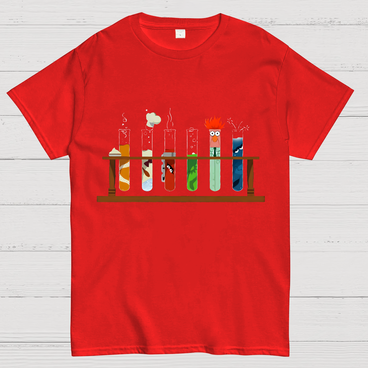 Muppet Science Bunsen And Beaker Teacher y T-Shirt
