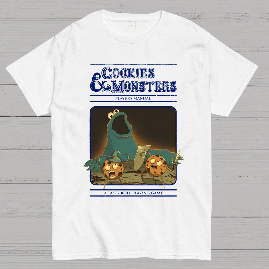 Cookies Monsters Players Manual Nerdy T-Shirt