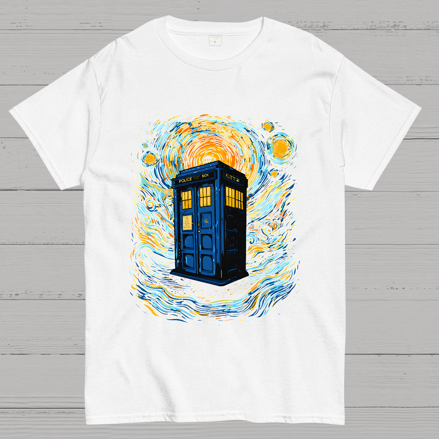 Starry Sky Phone Booth  T-Shirt