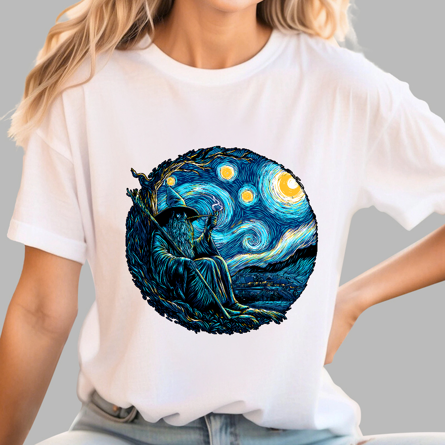 Starry Wizard  T-Shirt