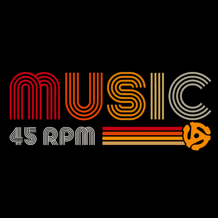 45 RPM Music  T-Shirt