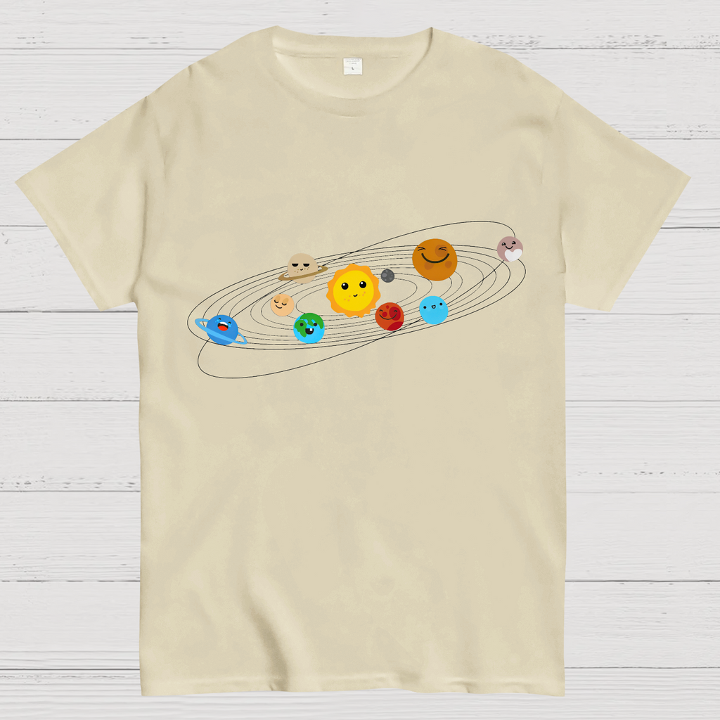 Solar System Nerdy T-Shirt