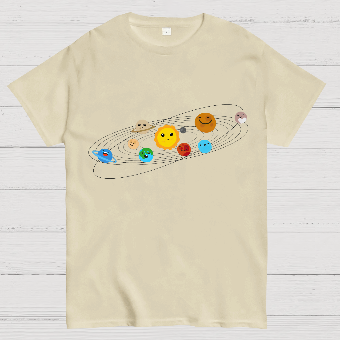 Solar System Nerdy T-Shirt