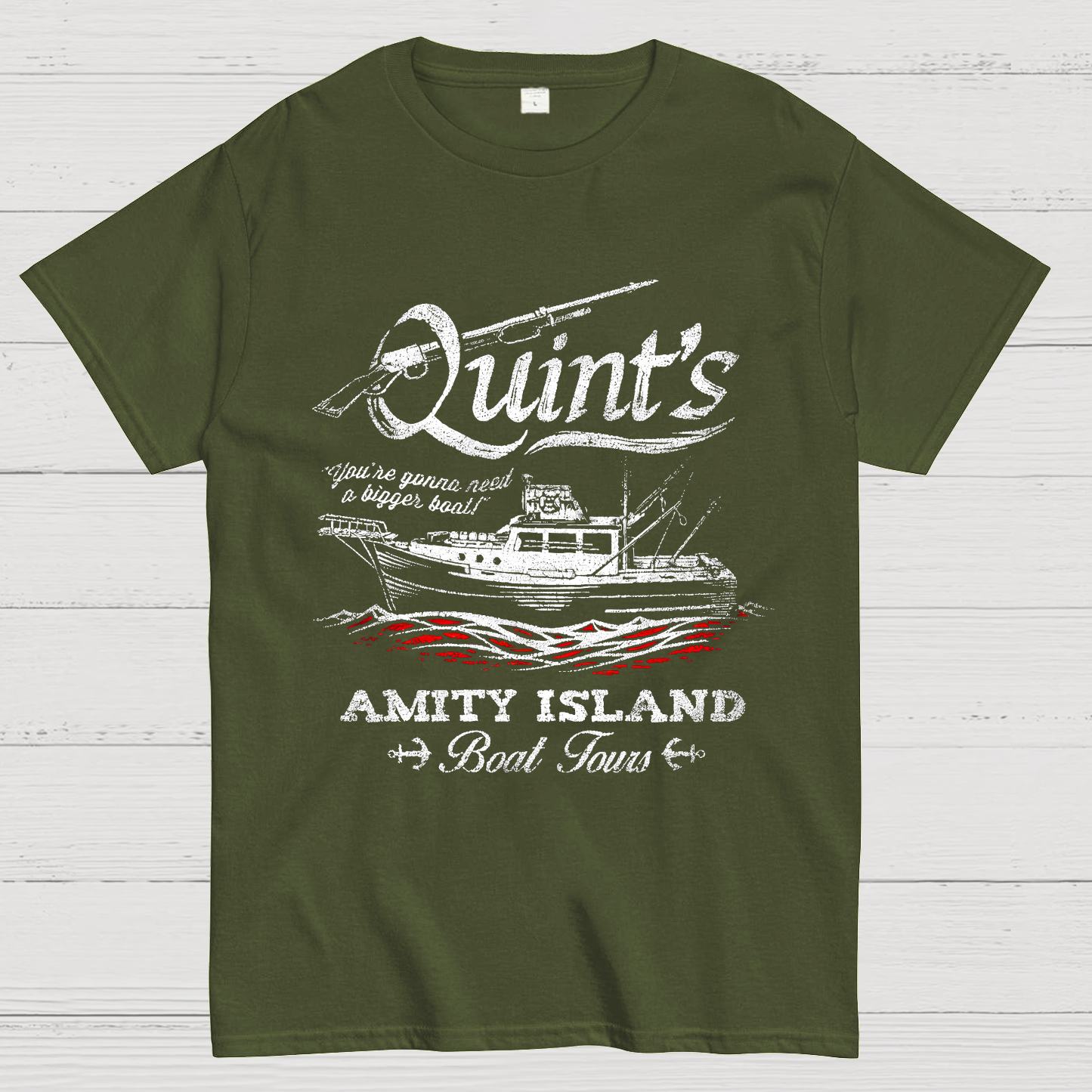 Quint's Boat Tours Jaws T-Shirt