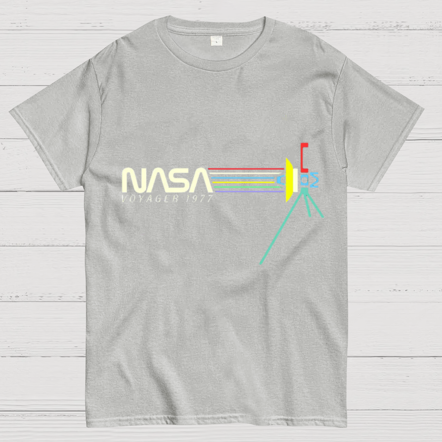 Retro NASA Voyager Spacecraft y T-Shirt