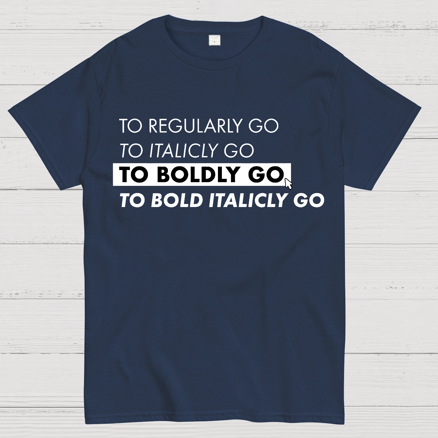 Font Trek  T-Shirt