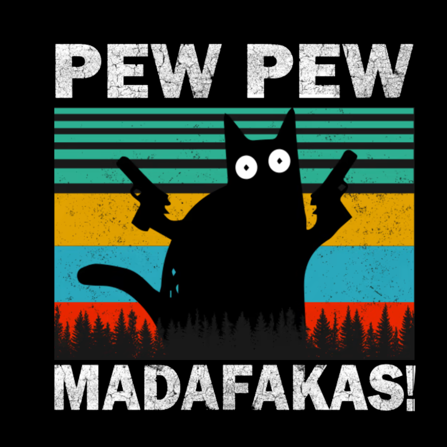 Pew Pew Madafakas Fuckers ! Funny T-Shirt