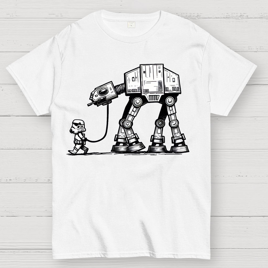 Empire Robot Dog-Planet Battles  T-Shirt