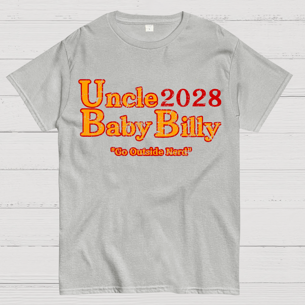 Uncle Baby Billy 28 - Go Outside Nerd  T-Shirt