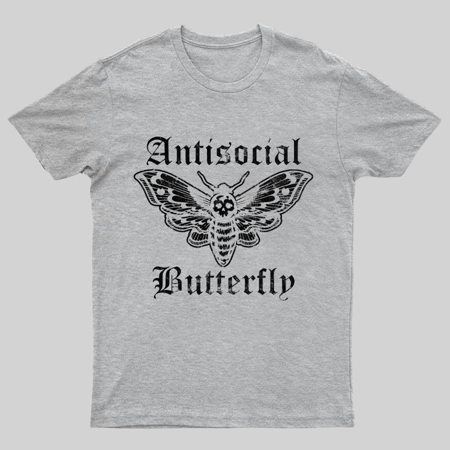 Funny Antisocial Butterfly y T-Shirt
