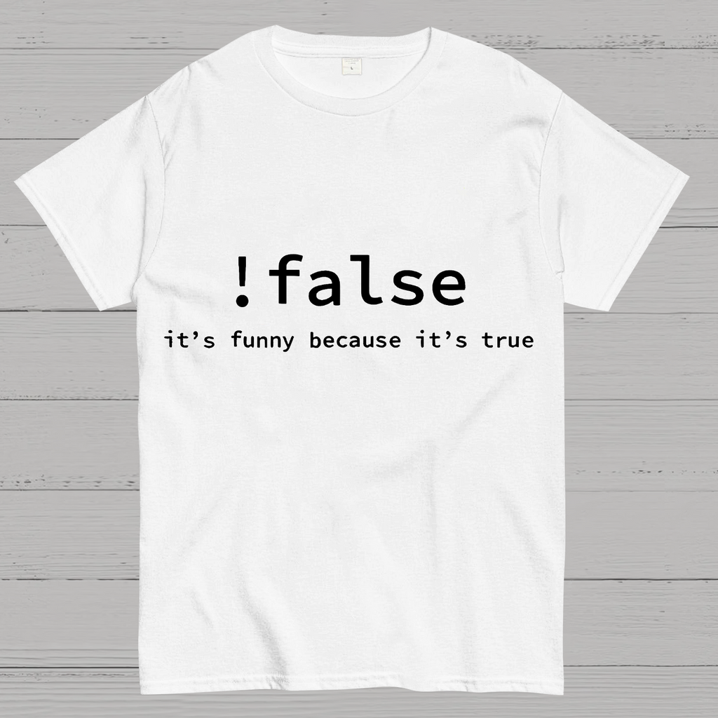 Funny False Programming Coding  T-Shirt