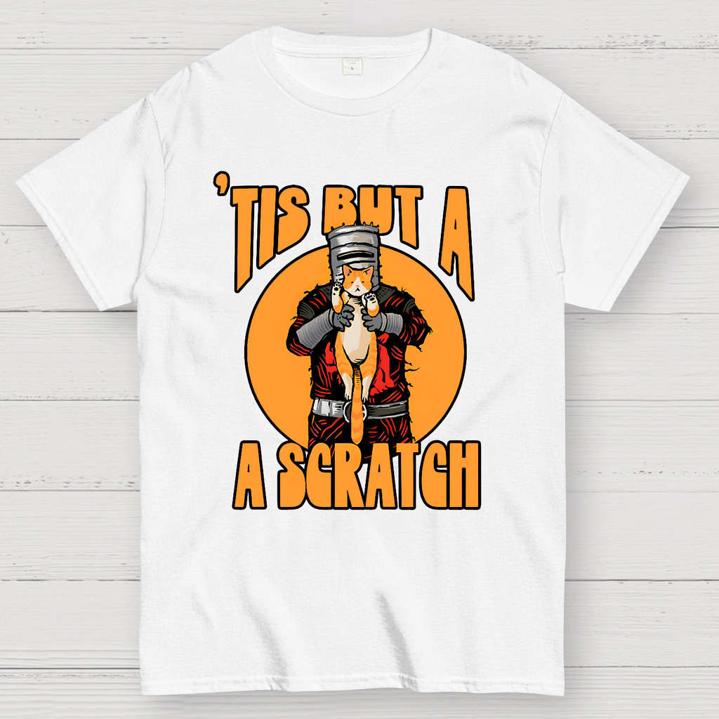 Tis But A Scratch The Black Knight Vs Cat Knight & Kitten  T-Shirt