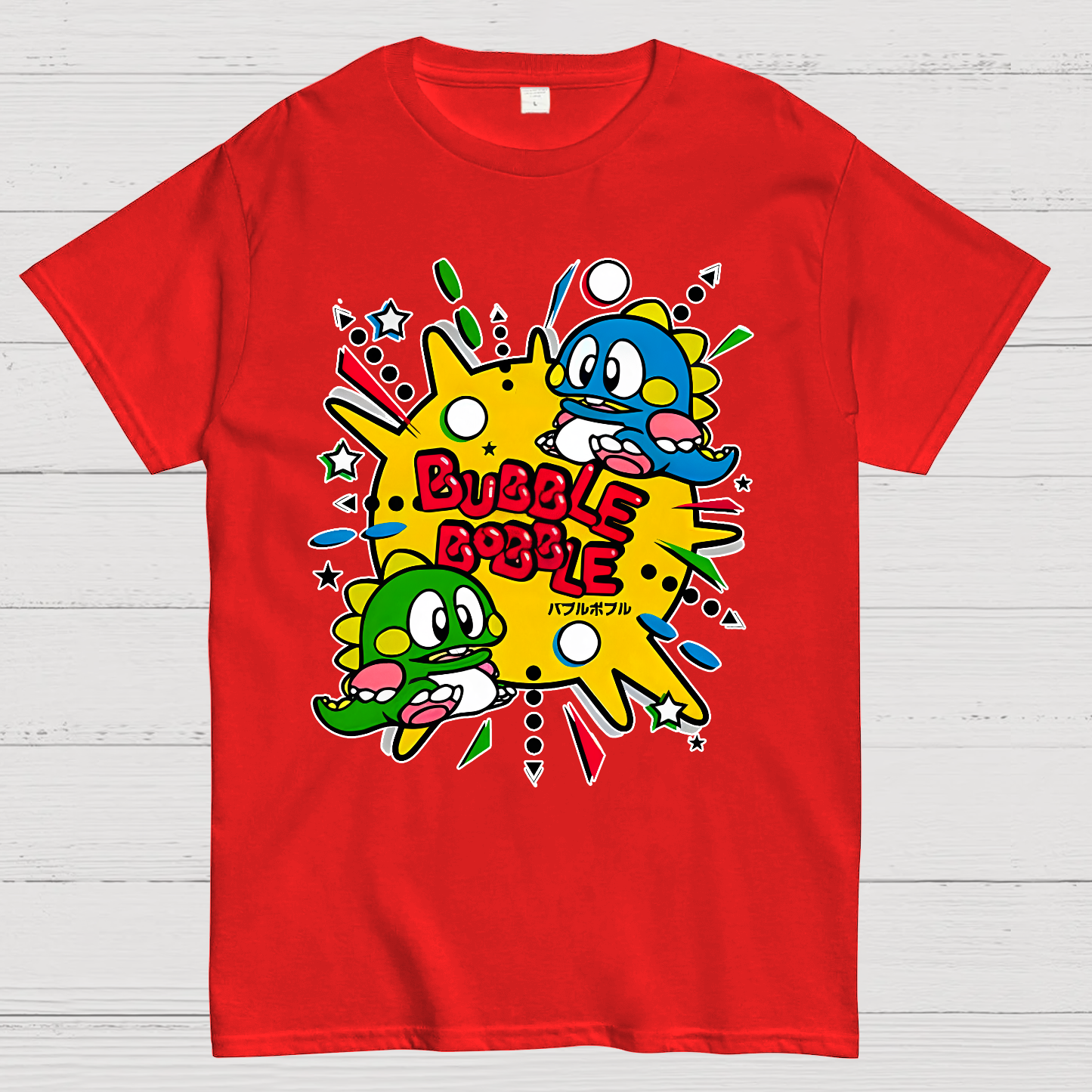 Bubble Bobble Retro Game  T-Shirt