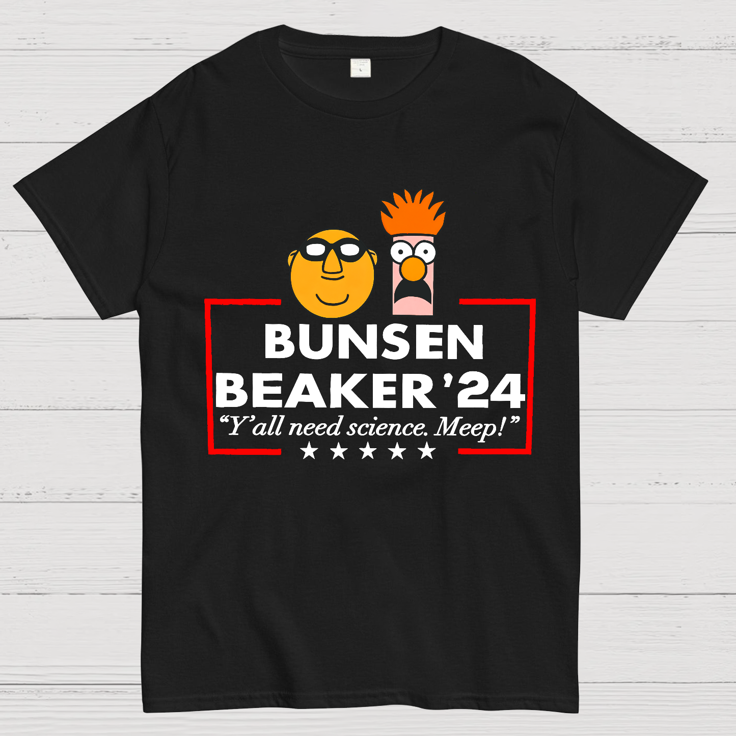 Science Meep Bunsen And Beaker Teacher y T-Shirt