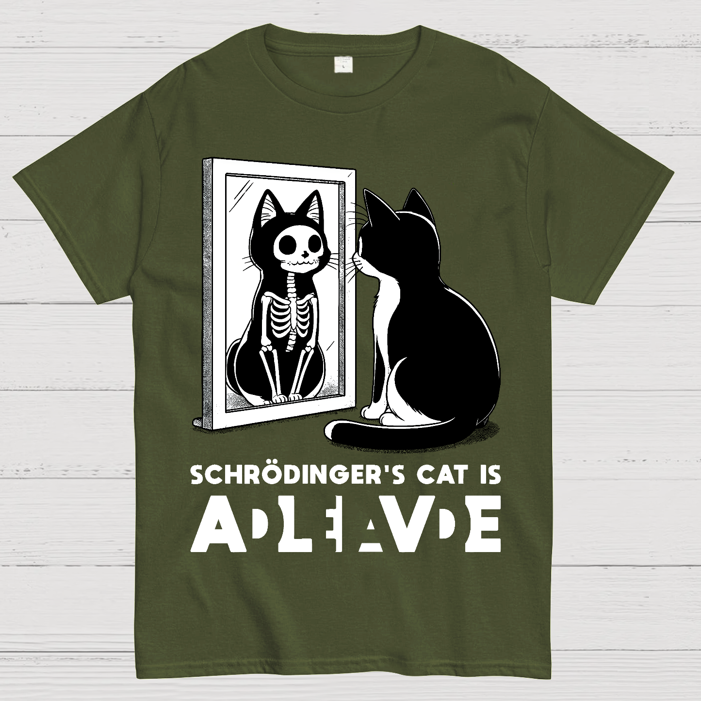 Schrödinger's Cat Alive Dead  T-Shirt