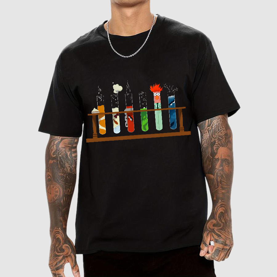 Muppet Science Bunsen And Beaker Teacher y T-Shirt