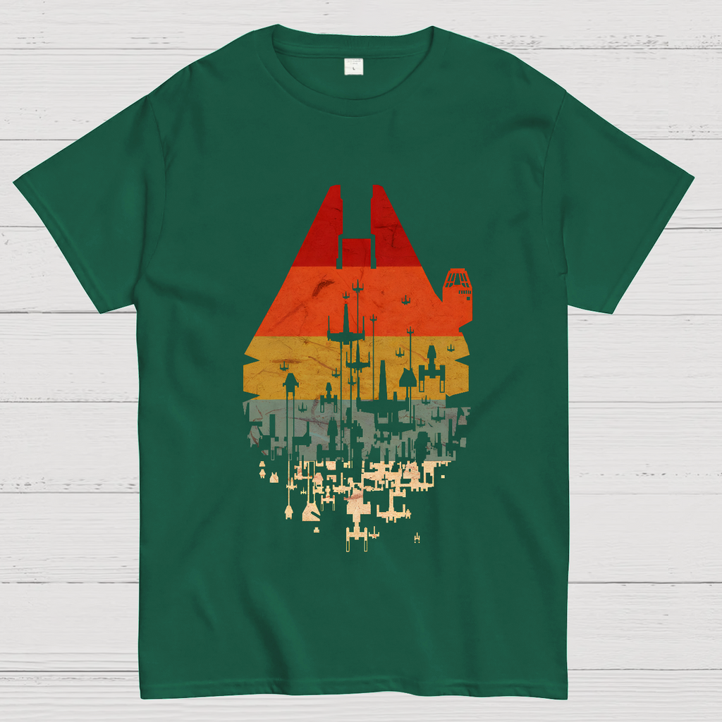 Retro Battleship y T-Shirt