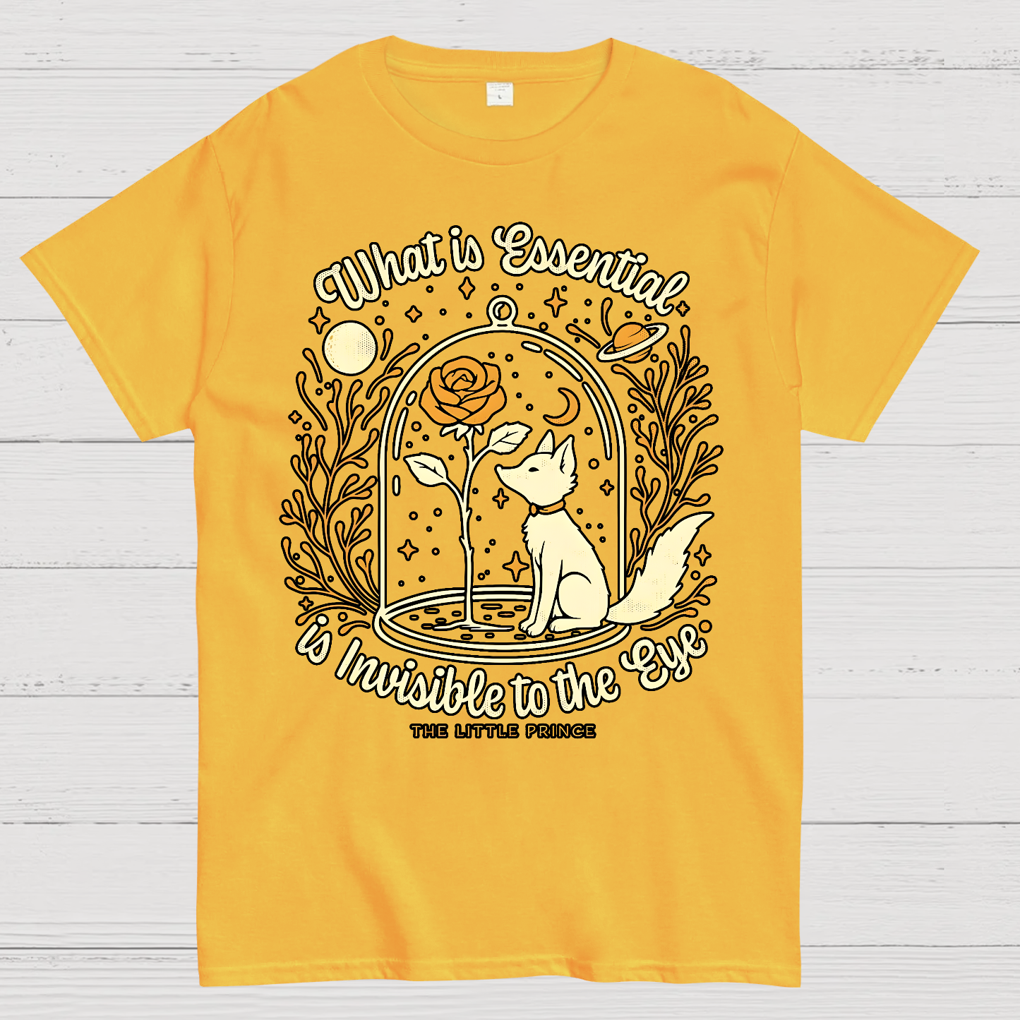 The Rose And The Fox  T-Shirt