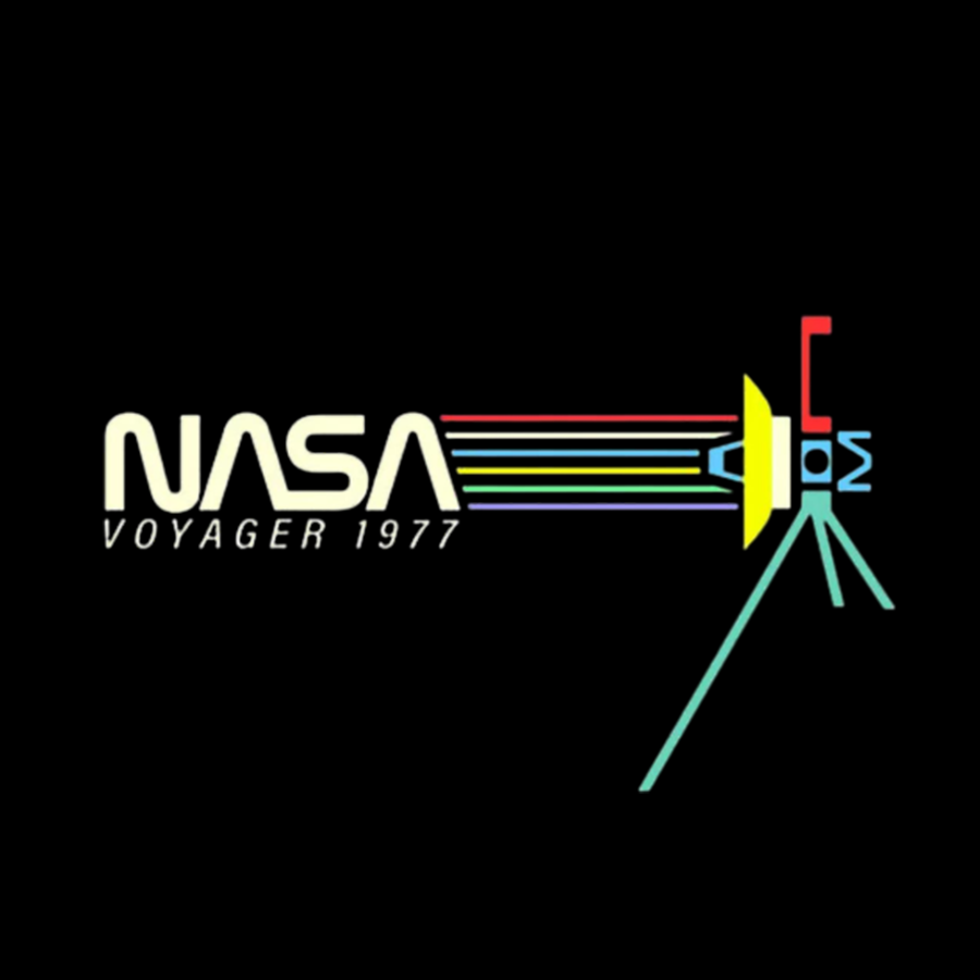 Retro NASA Voyager Spacecraft y T-Shirt