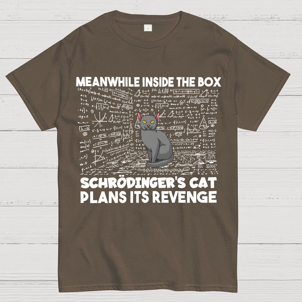 Inside The Box Schrödingers Cat Plans Its Revenge  T-Shirt