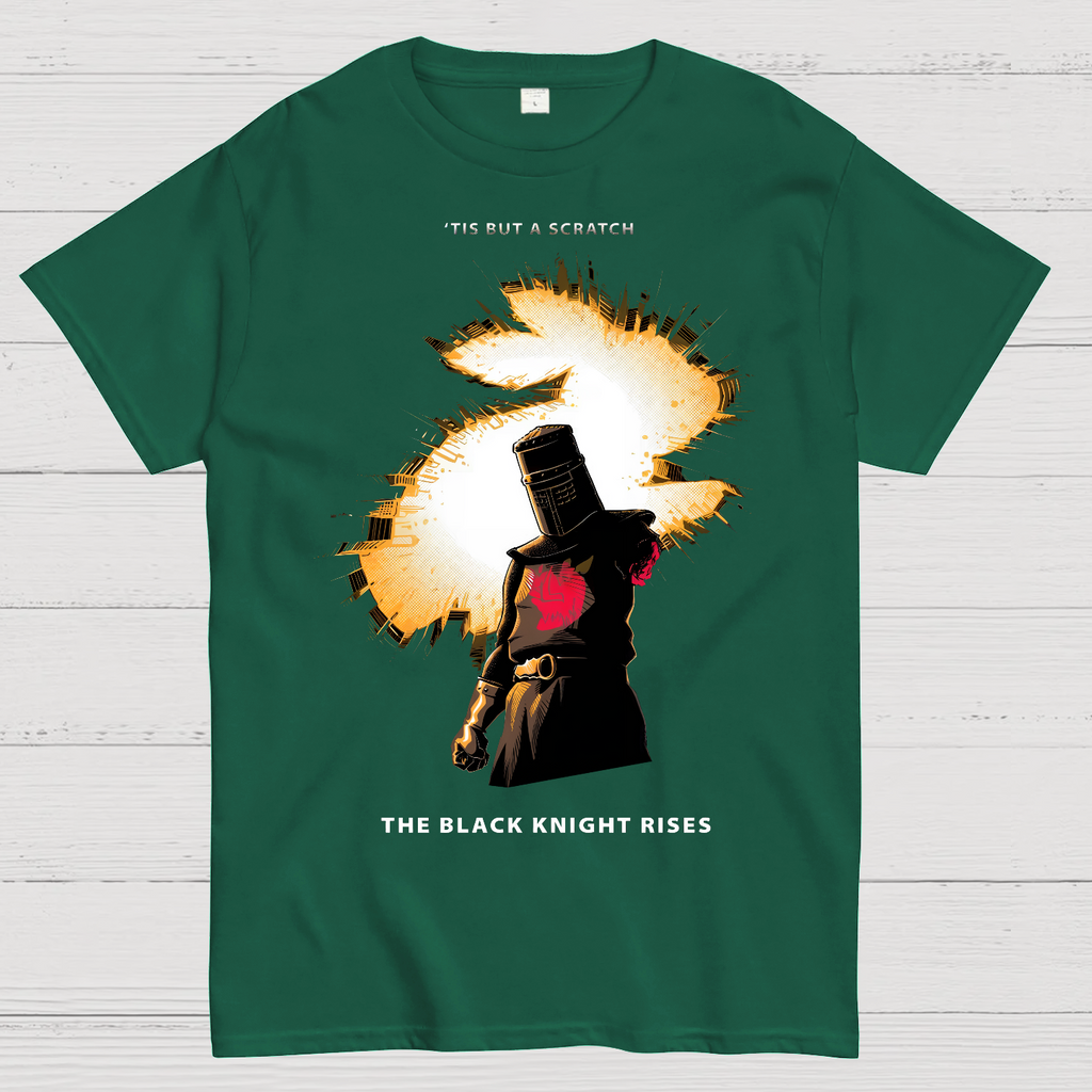 Black Knight vs. Bunny. one will fall.  T-Shirt