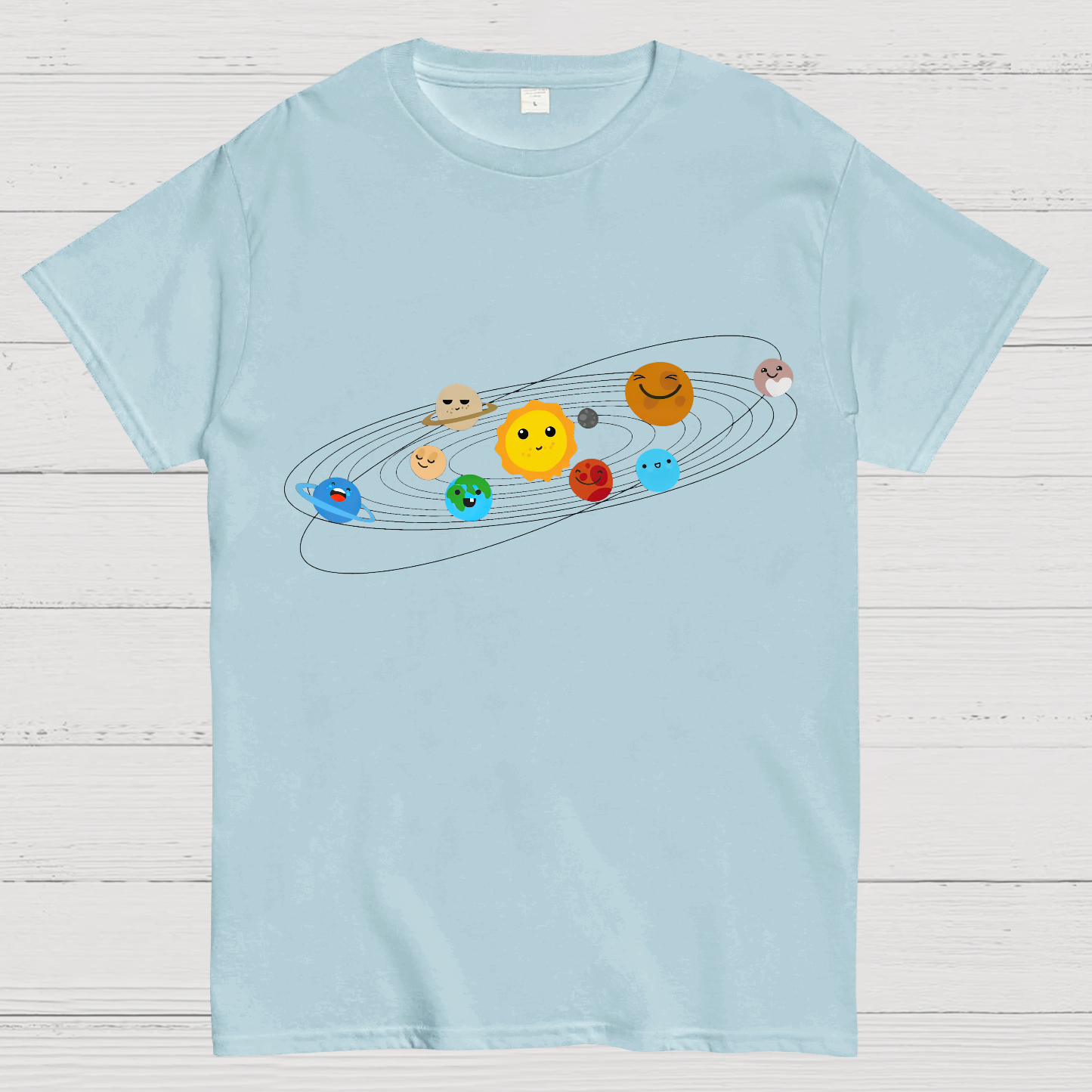 Solar System Nerdy T-Shirt