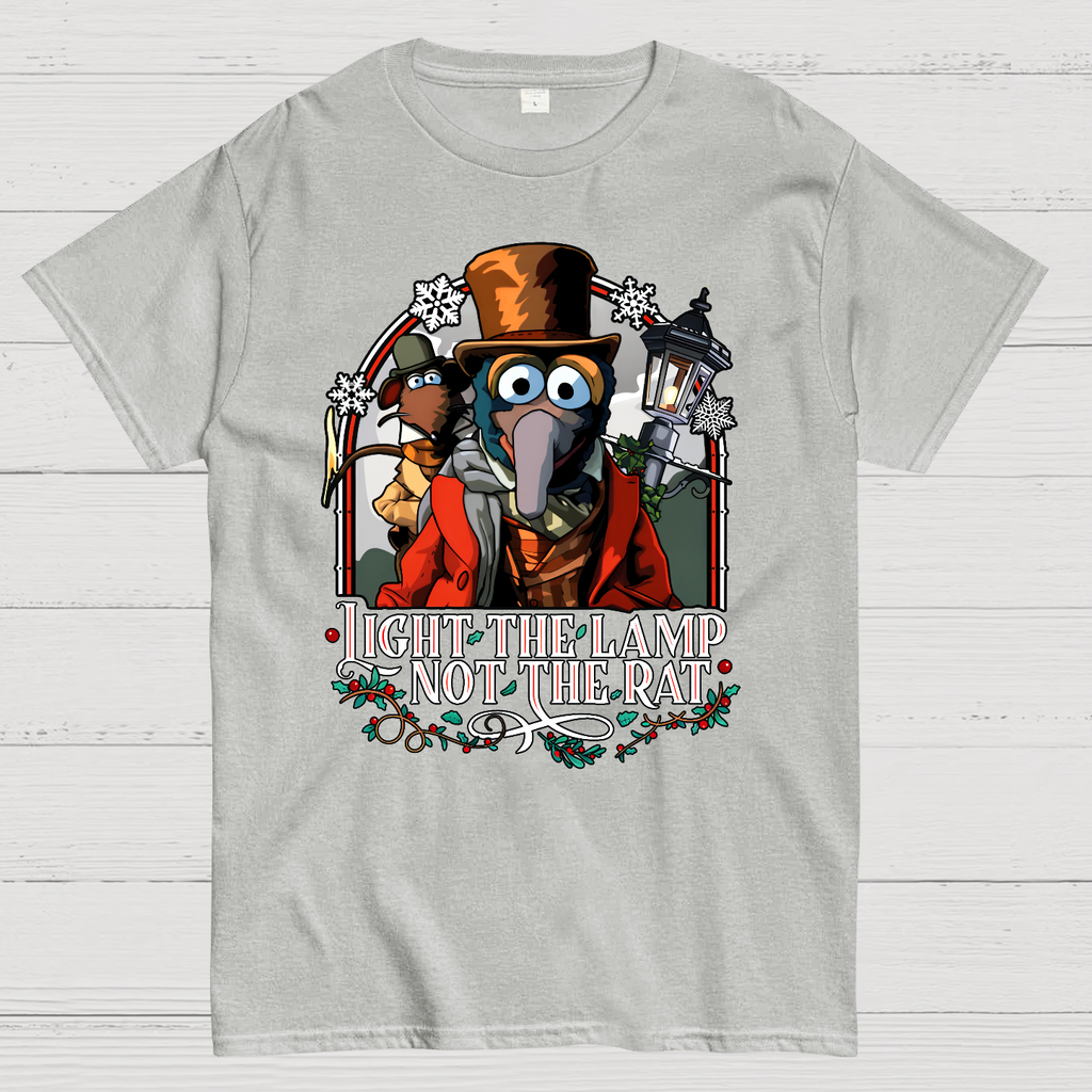 Muppet Christmas Carol - Light the Lamp Not the Rat Magnet  T-Shirt