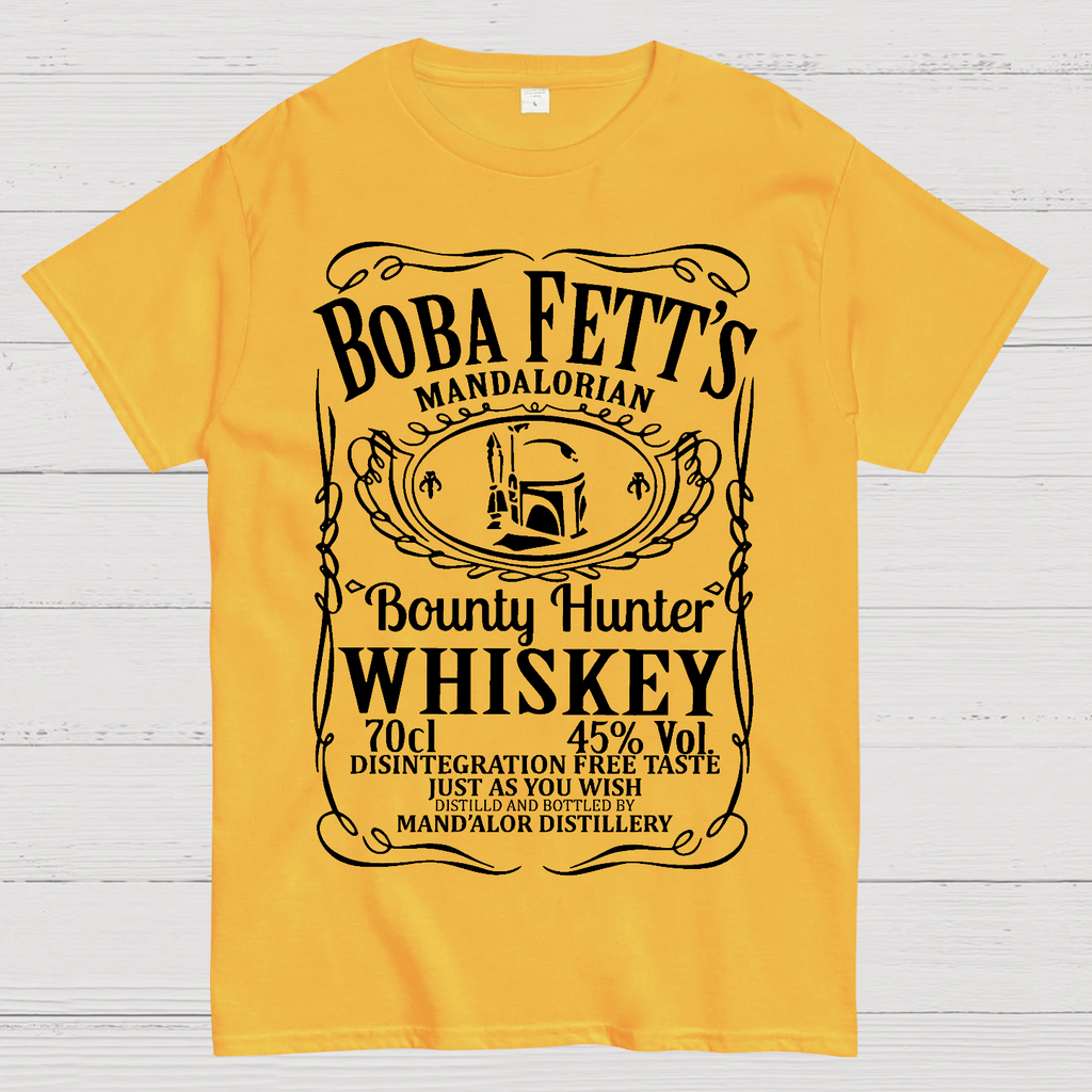 Mandalorian Bounty Hunter Whiskey  T-Shirt